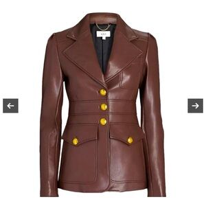 ALC Amelia vegan leather blazer